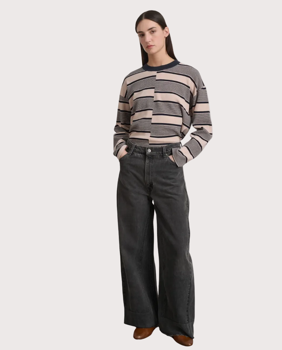 Reworked Culotte Vintage Black