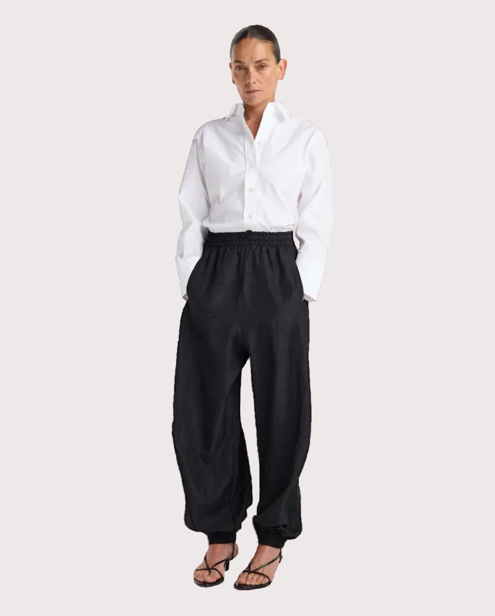Balloon Track Pants Black