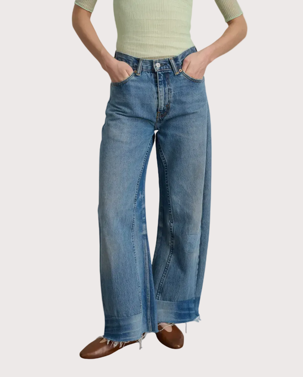 Reworked Culotte Vintage Indigo