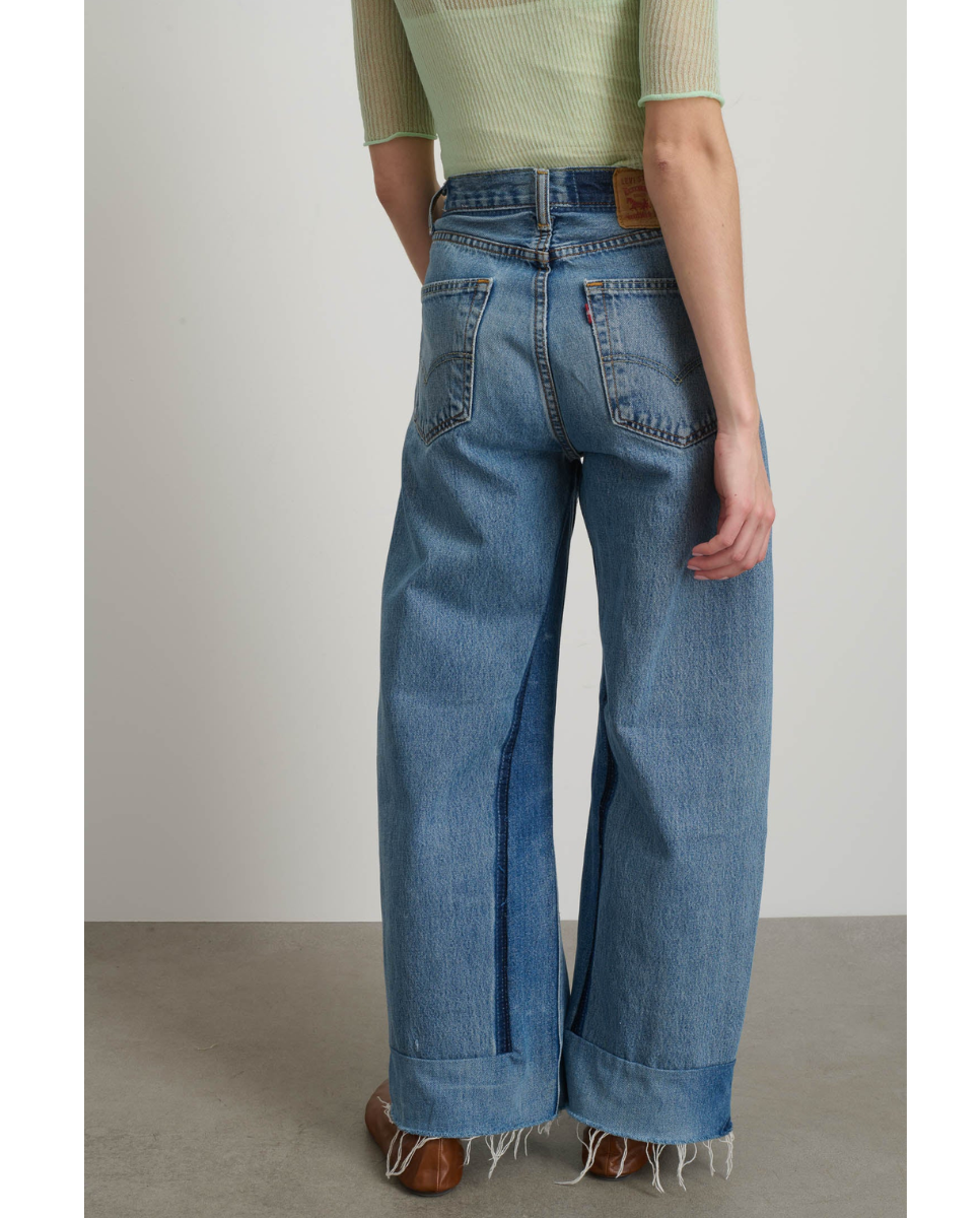 Reworked Culotte Vintage Indigo