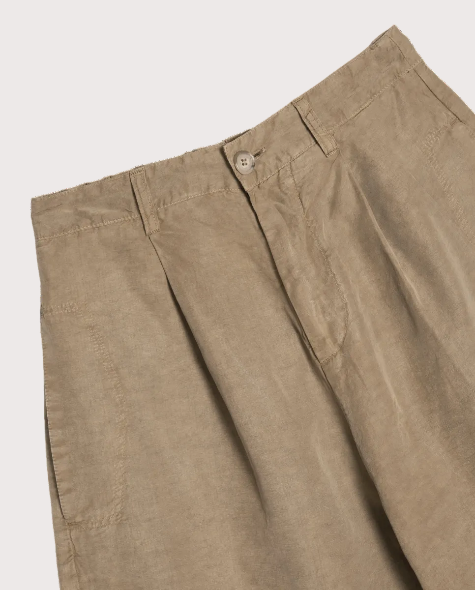 Deadbeat Drop out Trousers Taupe