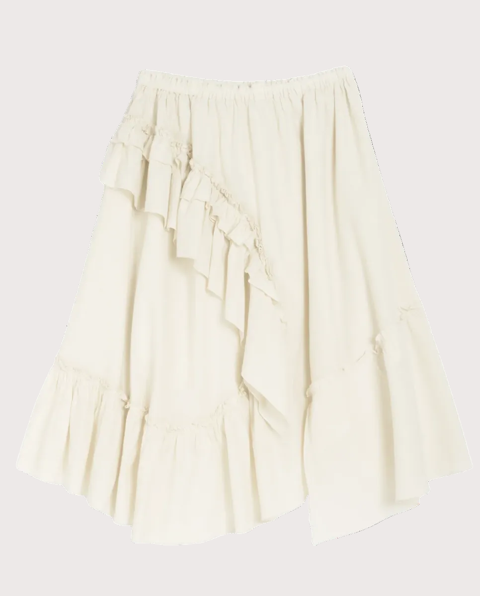 Draped Skirt Yellow