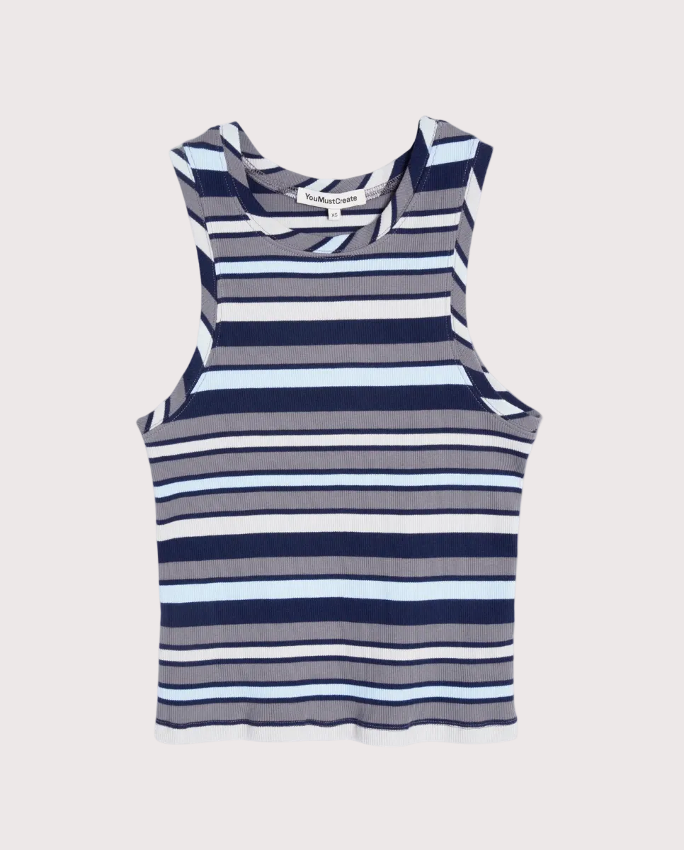Dot Vest Blue