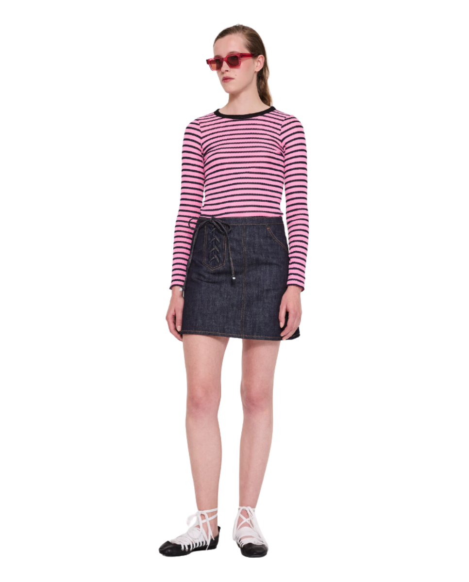 Jackie Raye Pink Navy Black