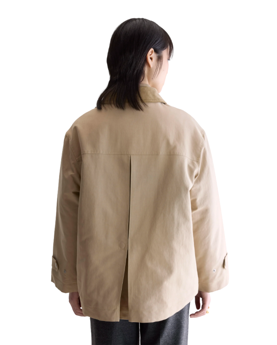 Cotton Blend Jacket Clay