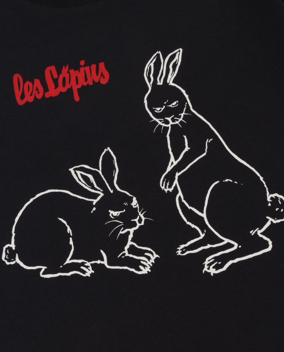 Les Lapins T-Shirt Black