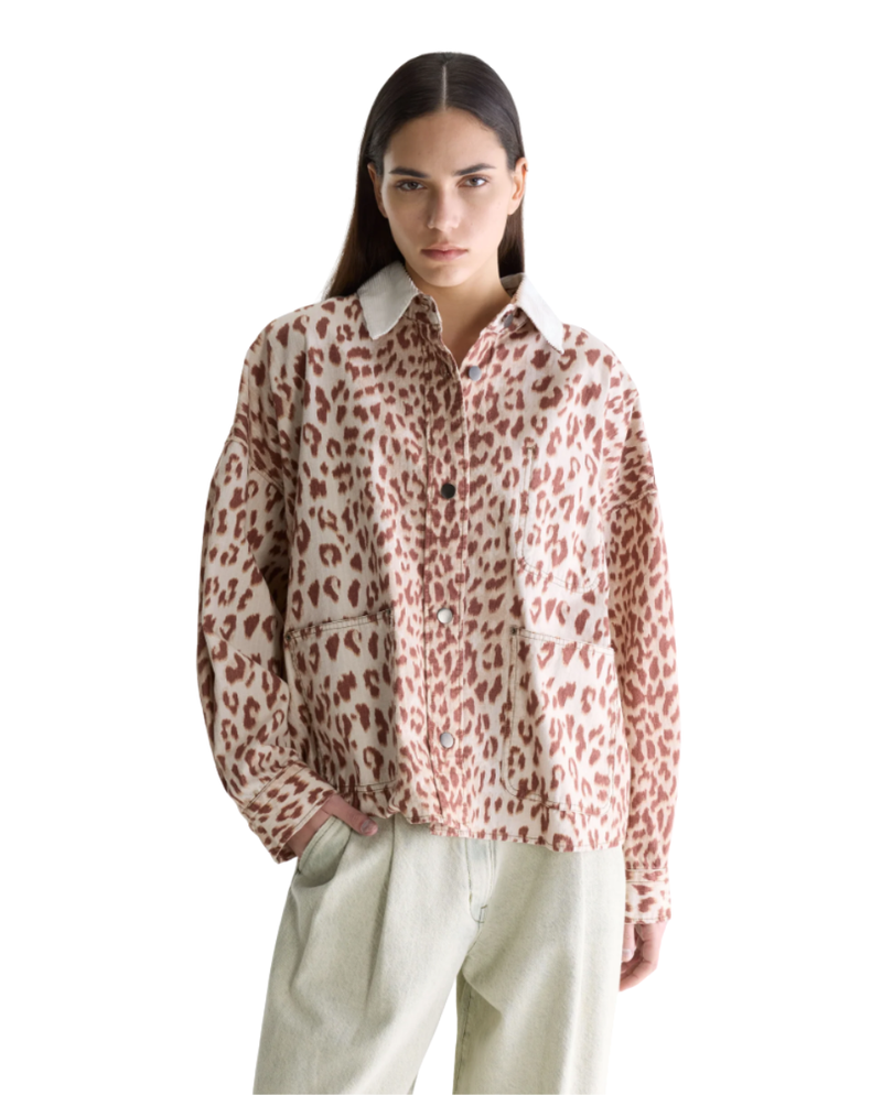 Wandy Overshirt Leopard Print – Diverse