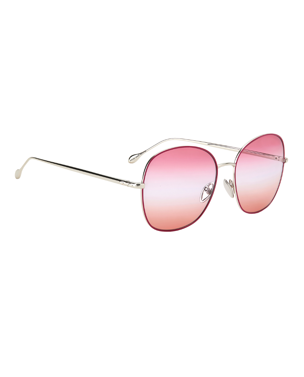 Metal Butterfly Sunglasses Pink