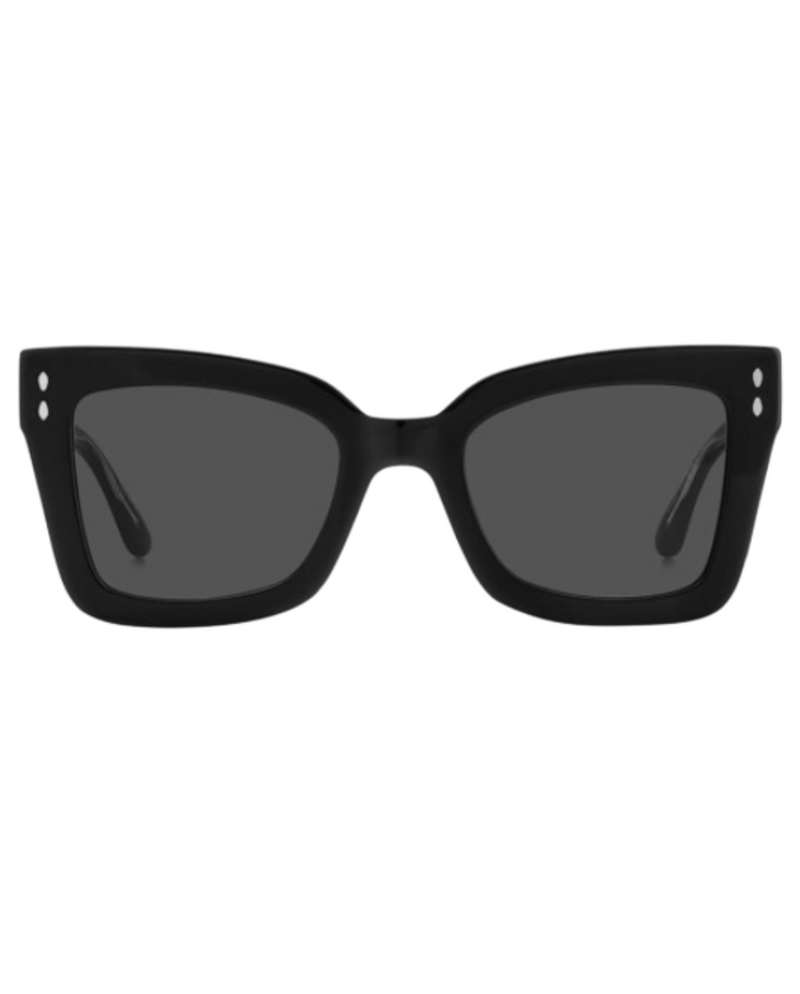 Black square 2024 cat eye sunglasses