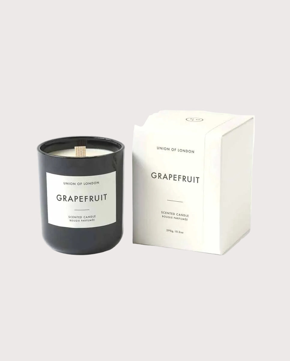 UNION of LONDON Grapefruit candle black large-BOX