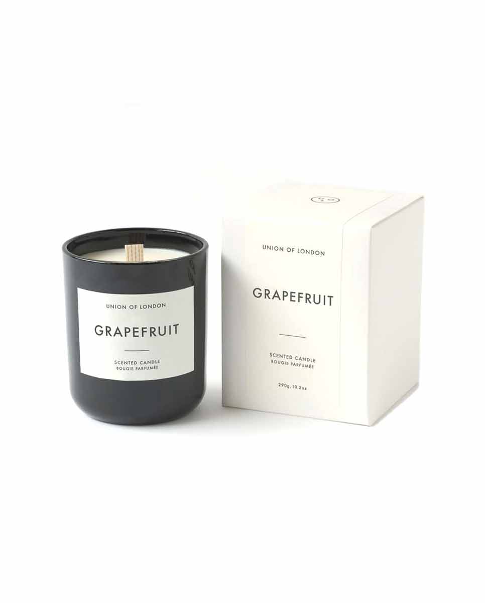 UNION of LONDON Grapefruit candle black large-DIVERSE