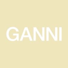 Ganni Collections Diverse model wears green Ganni dress