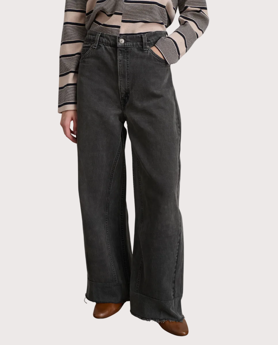 Reworked Culotte Vintage Black