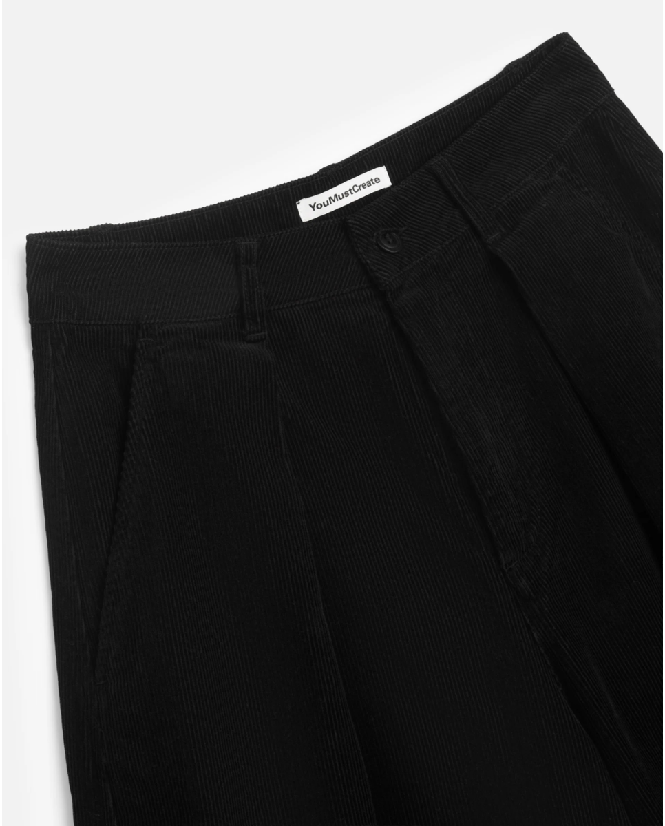 Deadbeat Corduroy Trousers Black