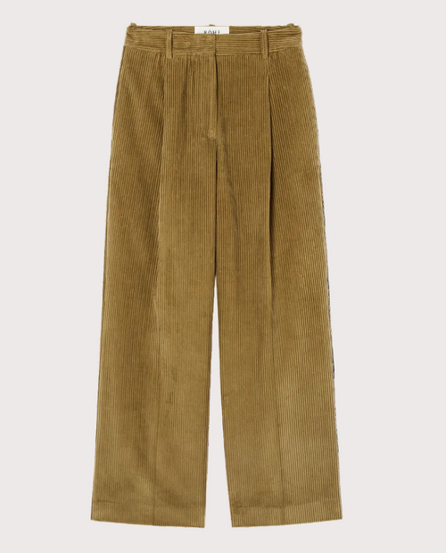Ted Lower Waist Corduroy Trousers Beige