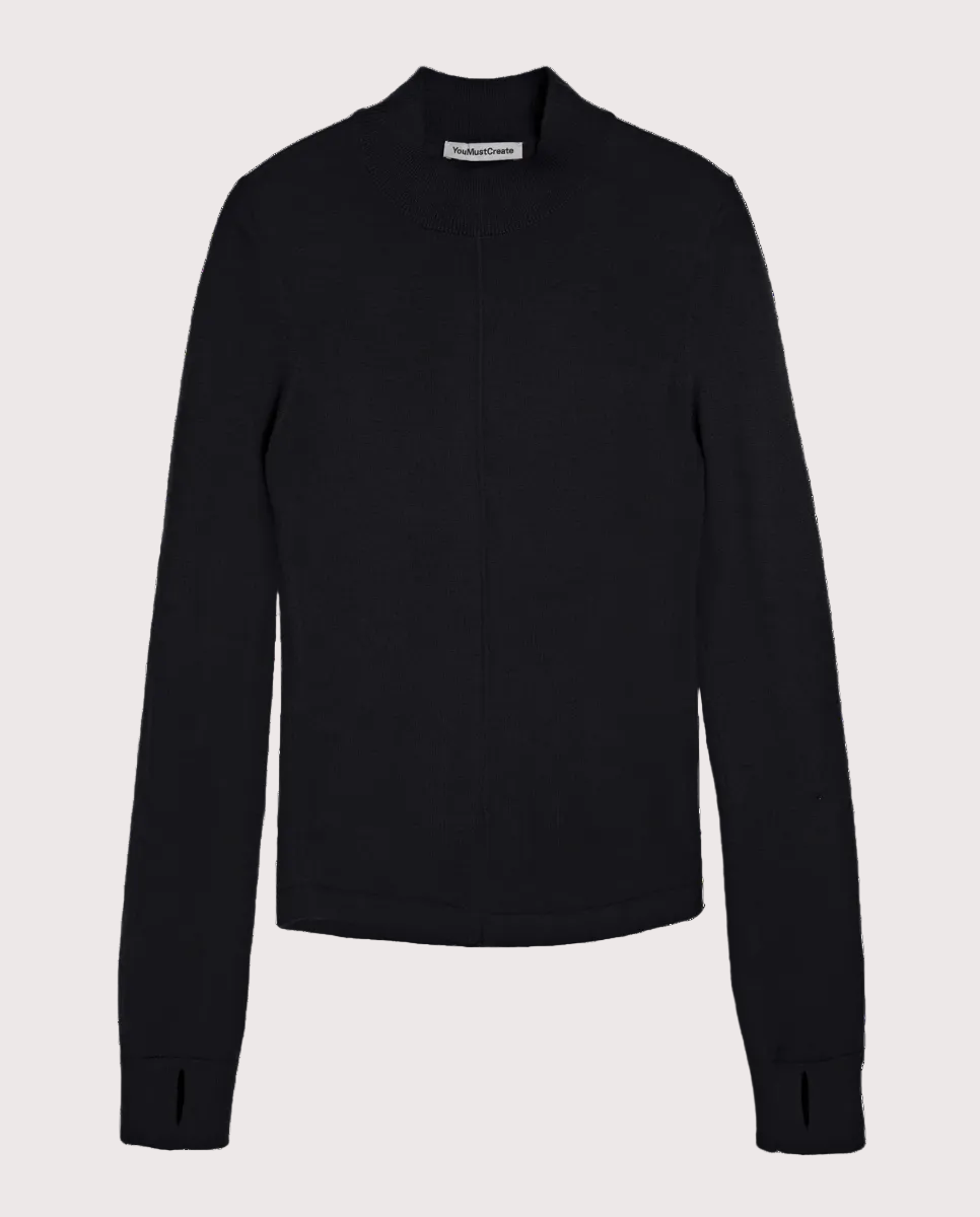 Youth Top Black