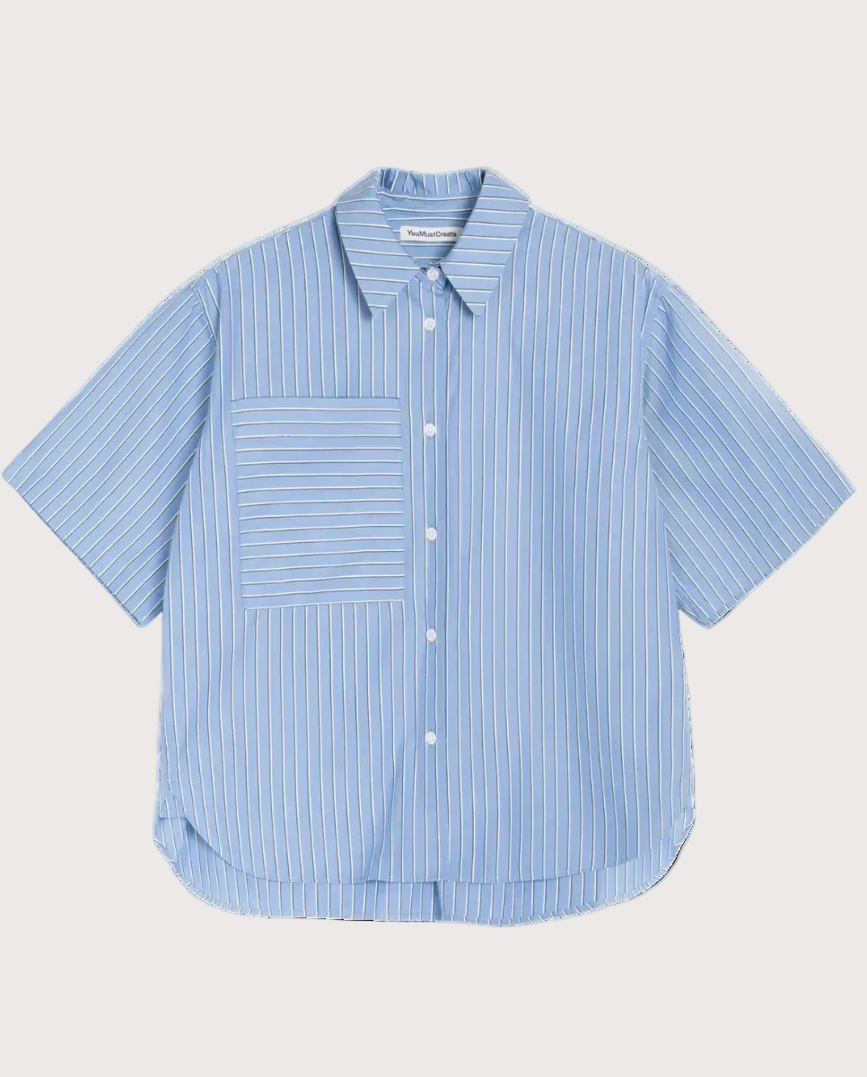 Eva Shirt Off Blue