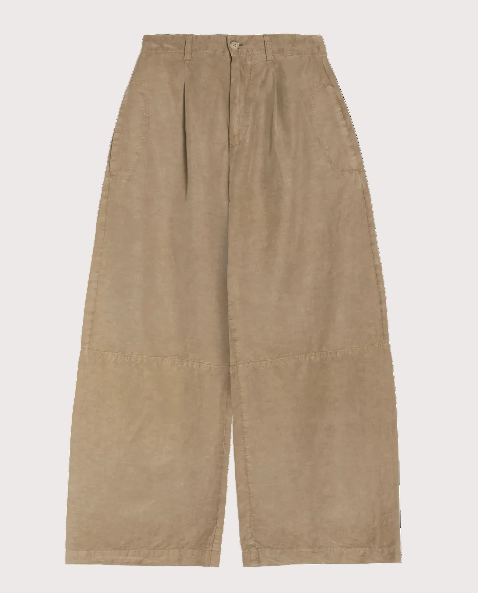 Deadbeat Drop out Trousers Taupe