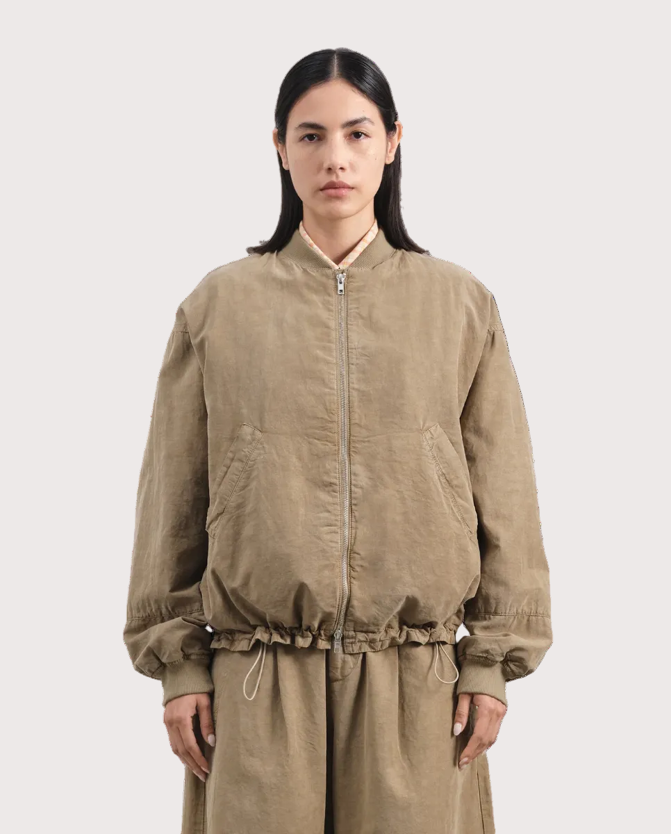 Basement Bomber Jacket Taupe