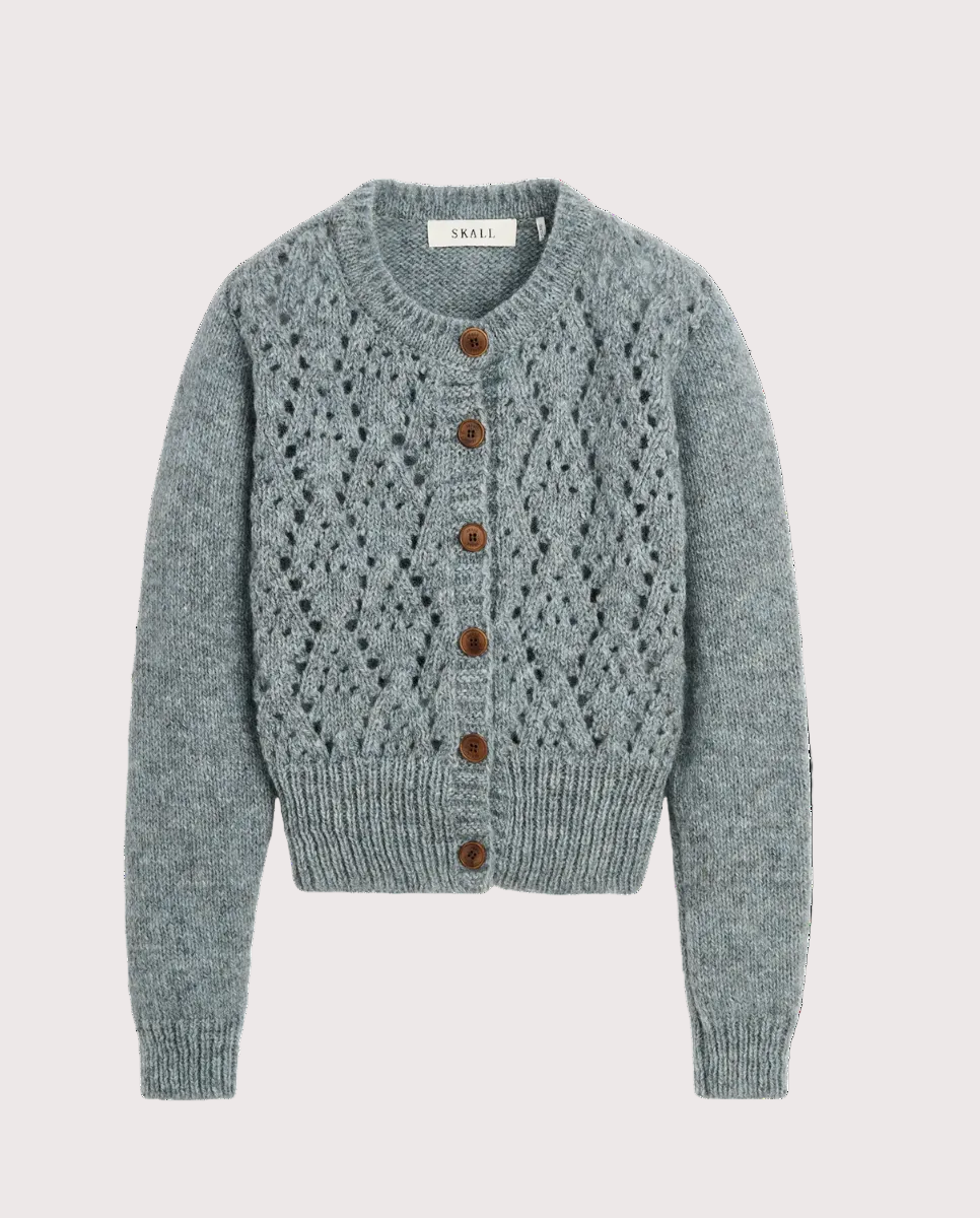 Elva Cardigan Stormblue