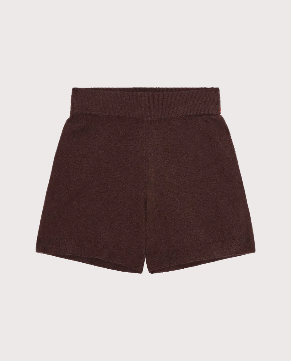 Bogart Knit Shorts Brown