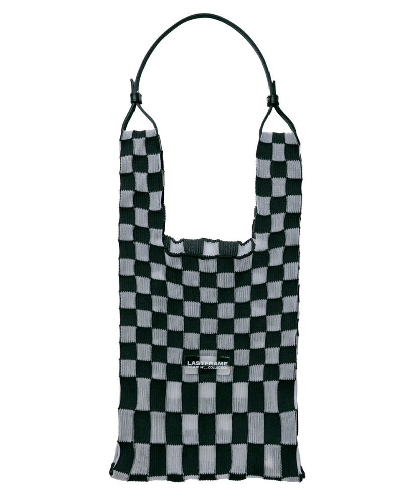 Ichimatsu Market Bag Medium Black & Clear
