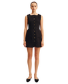 Emma Button Down Black Dress
