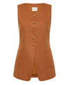 Lorenzo V-Neck Vest Chestnut
