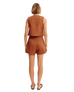 Rio Cropped Chesnut Top