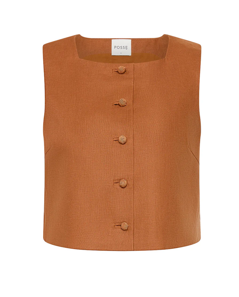 Rio Cropped Chesnut Top