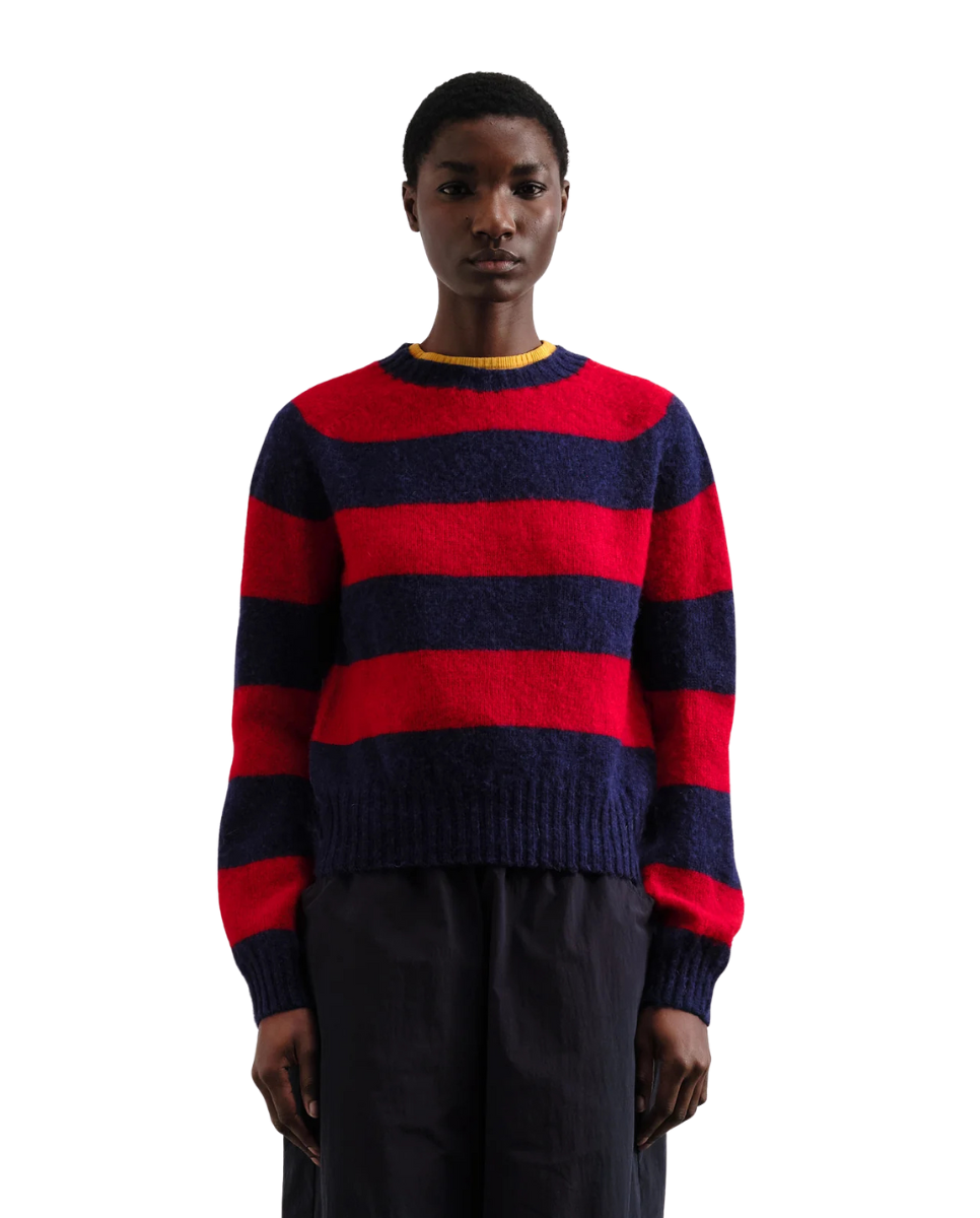 YMC Jets Stripe Jumper