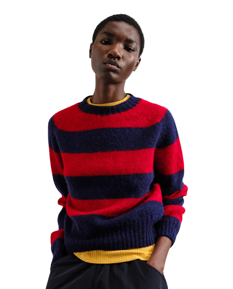 YMC Jets Stripe Jumper