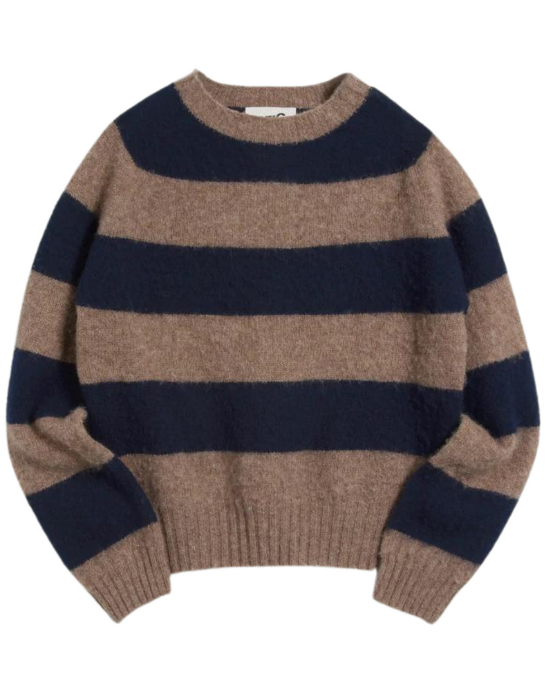 Jets Stripe Jumper Navy