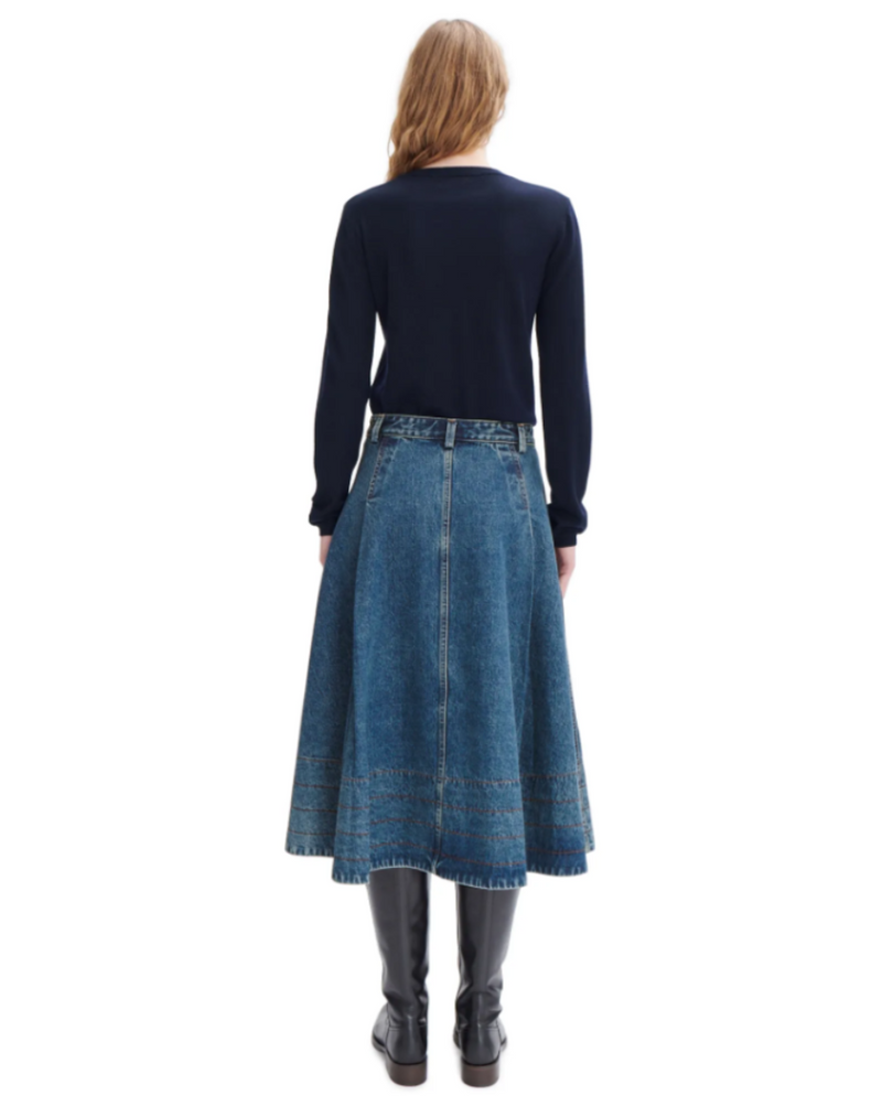 Nora Denim Skirt Blue