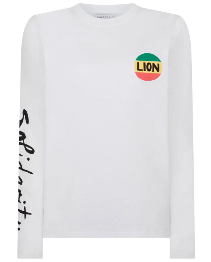 Solidarity Lion T-shirt White