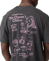 The Queen's Choice T-Shirt Washed Black