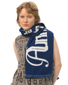 Amour Toujours Scarf Blue