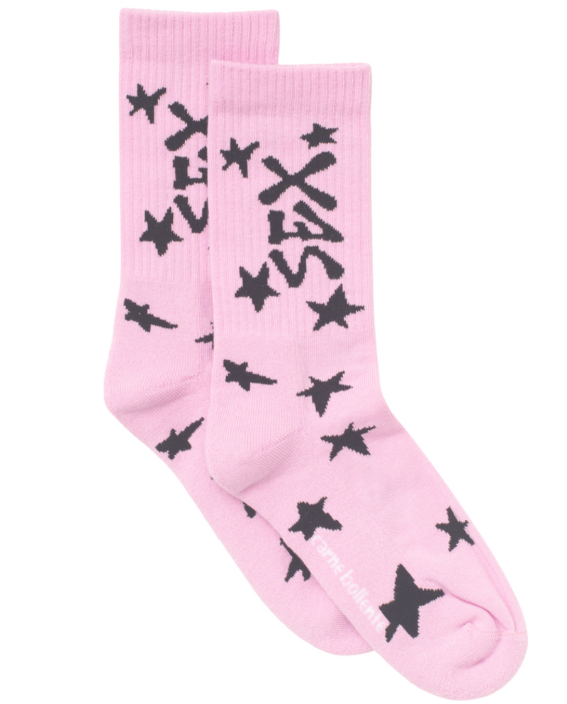 Sex Star Socks Pink