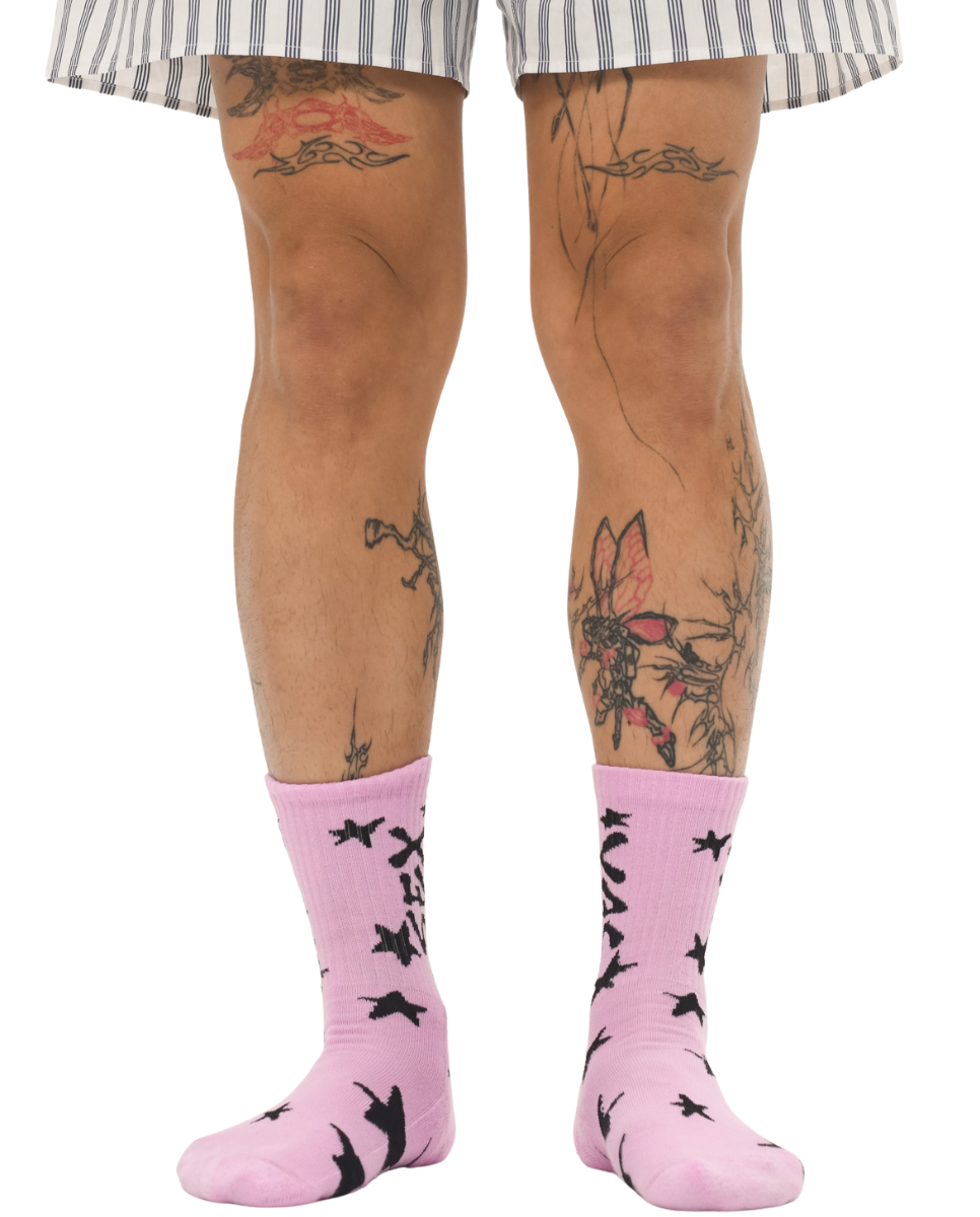 Sex Star Socks Pink