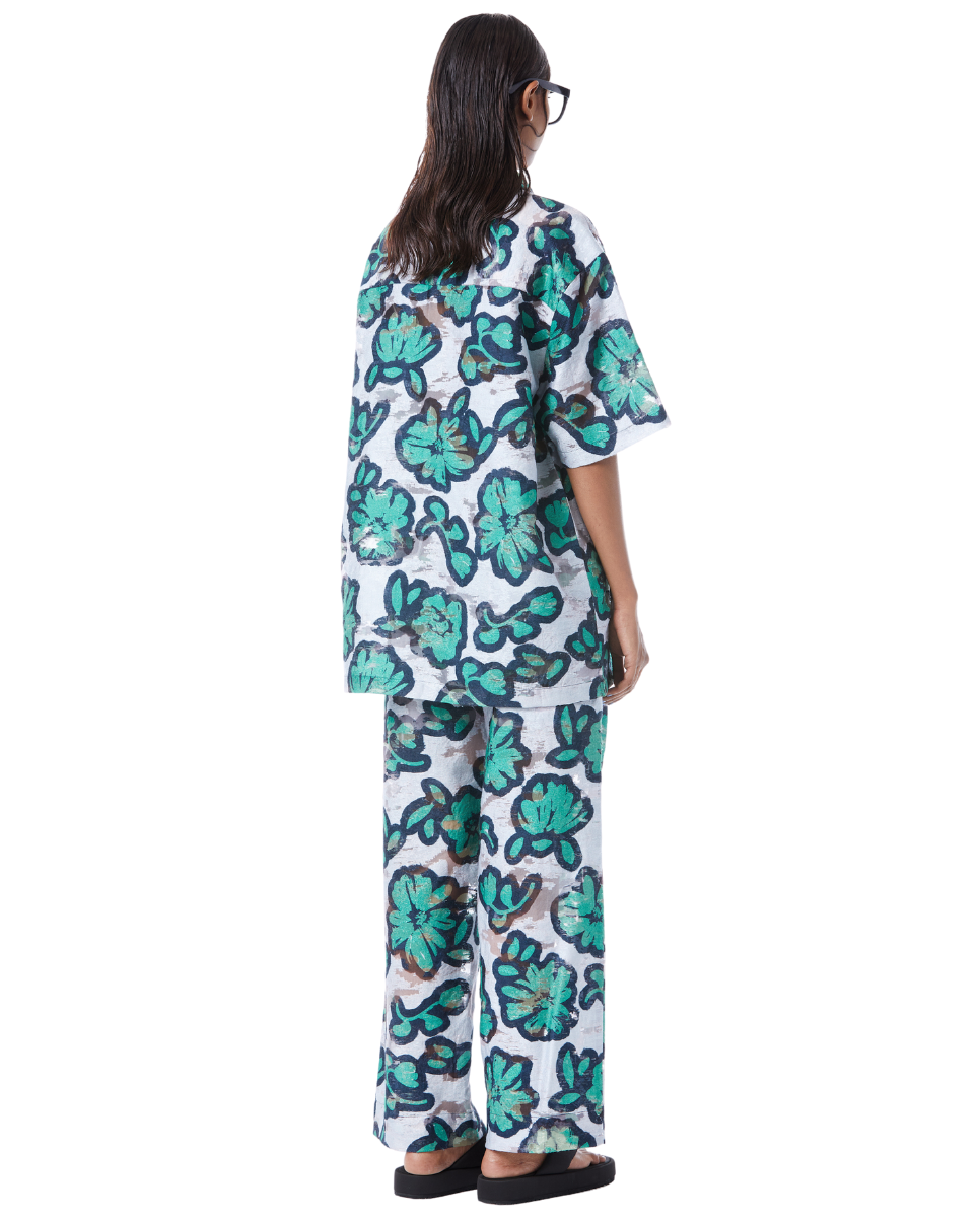 Textured Doodle Pyjama Trousers Multi