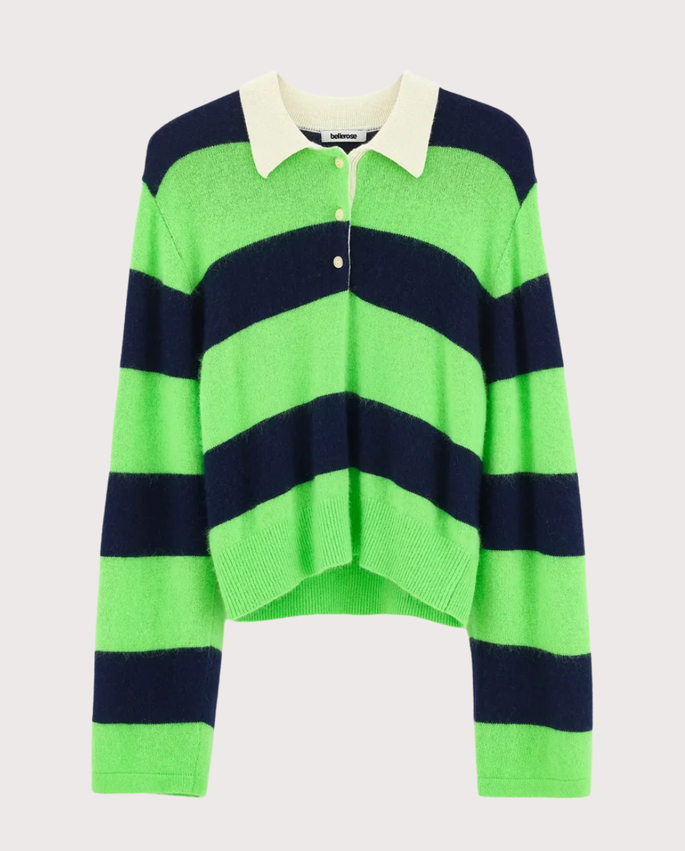 Dusto Striped Polo Sweater