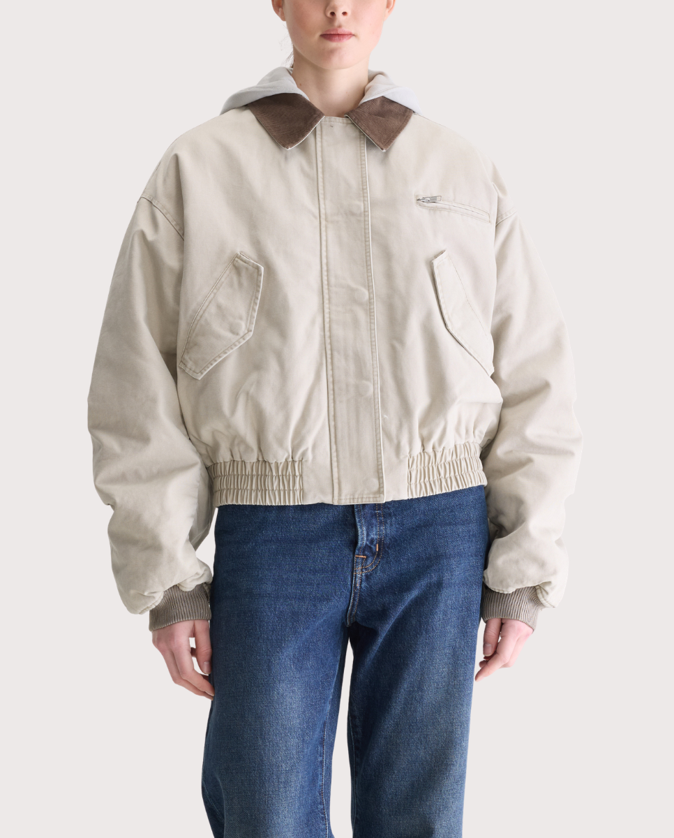 Jasper Bomber Jacket Bone