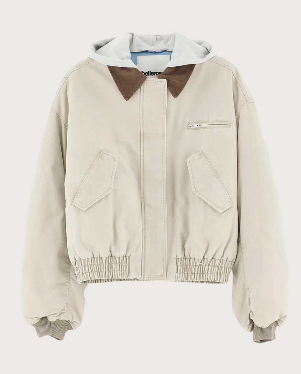Jasper Bomber Jacket Bone