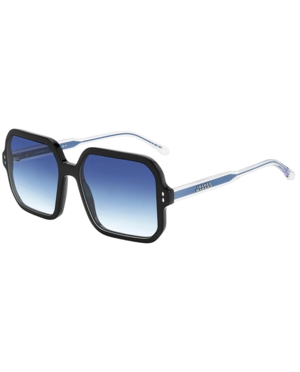 Maxi Square Acetate Sunglasses Black