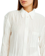 Sem Crease-Look Shirt White