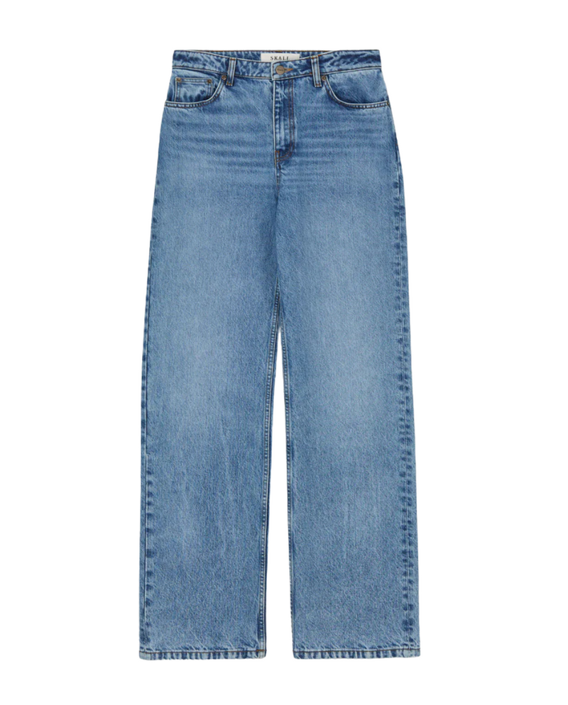 Maddy Straight Jeans Mid Blue