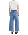 Taylor Cropped Jeans Worn Mid Blue