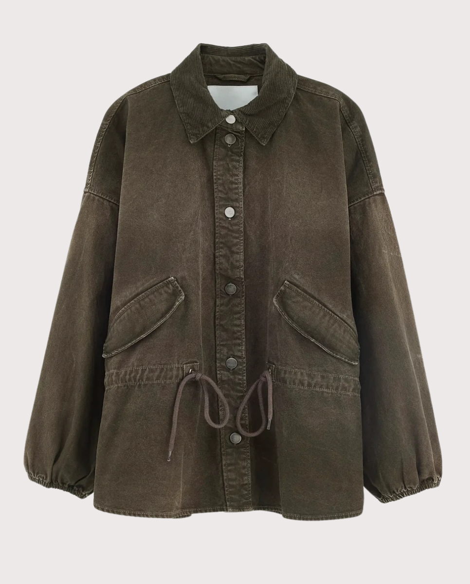 Wonder Relaxed Overshirt Carbone
