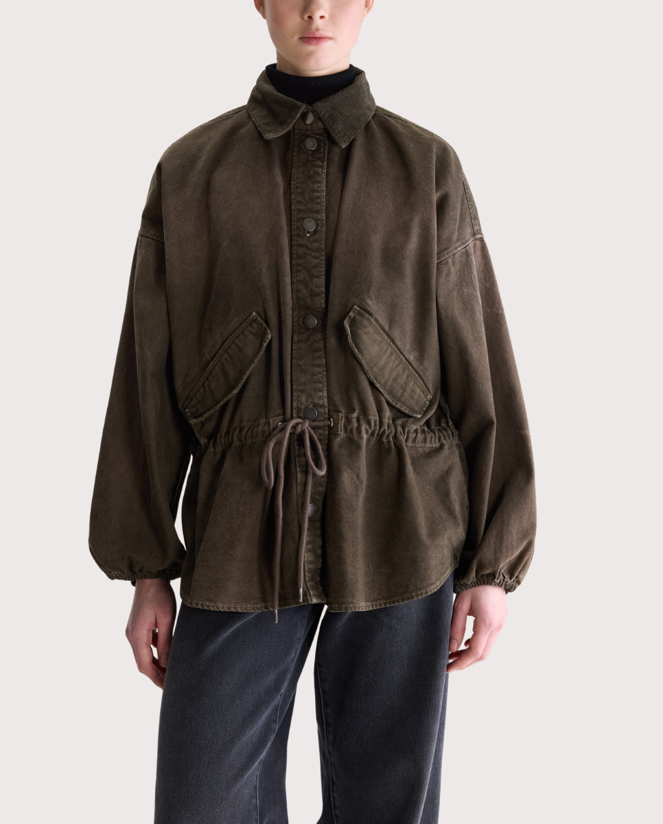 Wonder Relaxed Overshirt Carbone