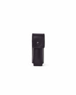 ELAOW Leather lipstick holder accessory LL1 Black-FRONT